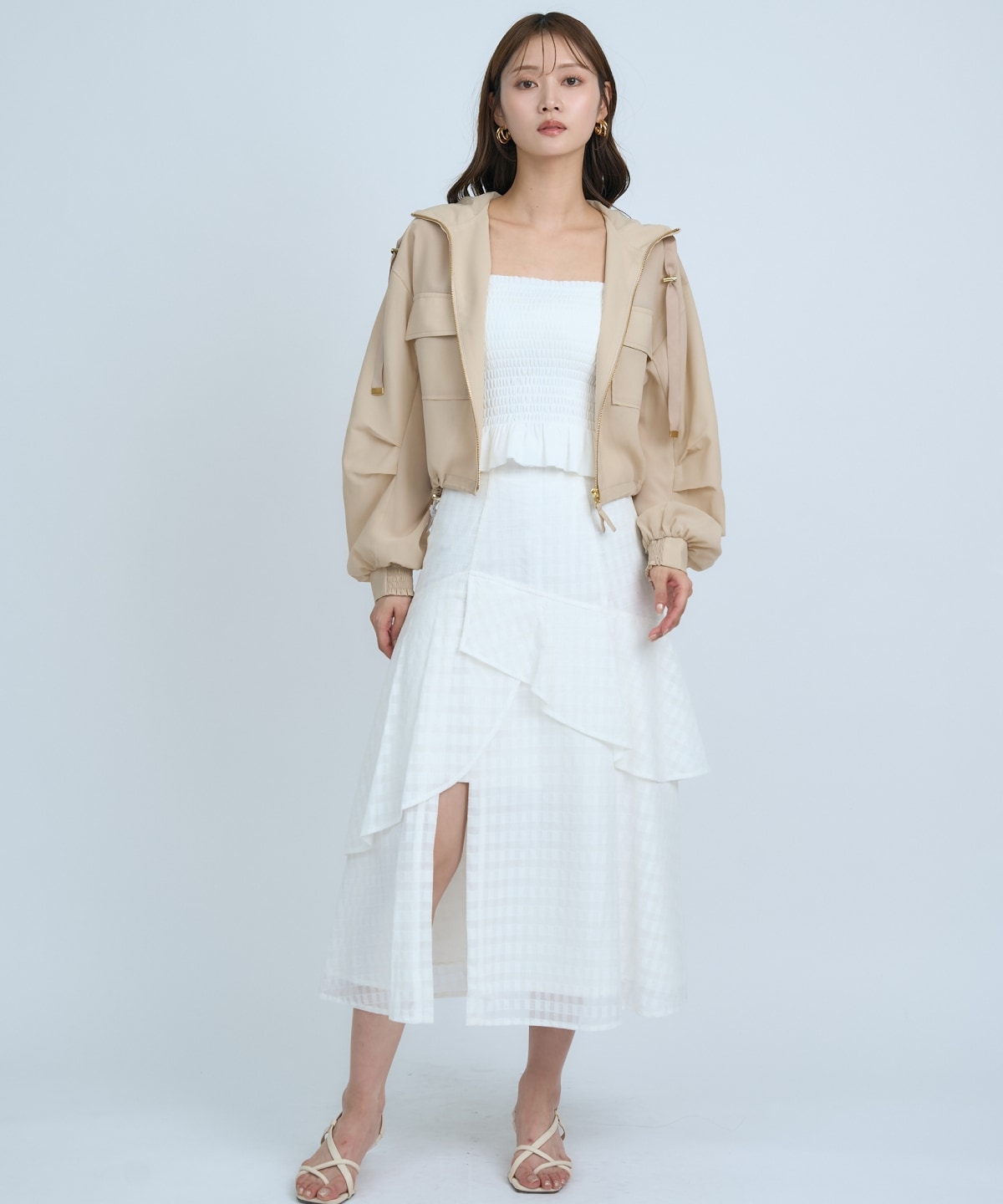 【先行予約受付中】シアーフーディーブルゾン