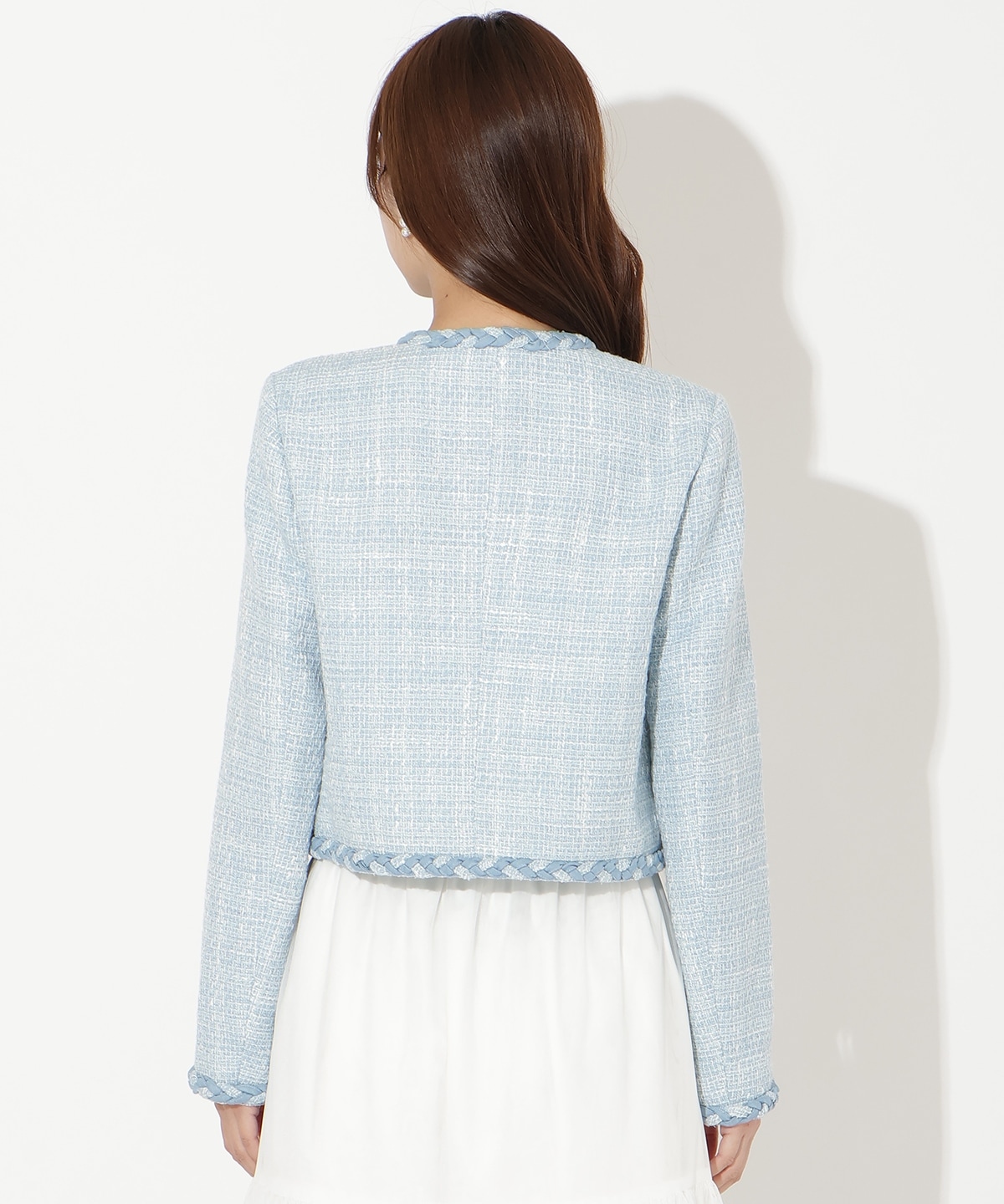 【先行予約受付中】デニムコンビツイードジャケット