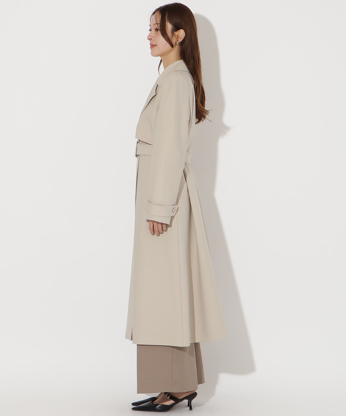 【先行予約受付中】フラップ付きロングコート