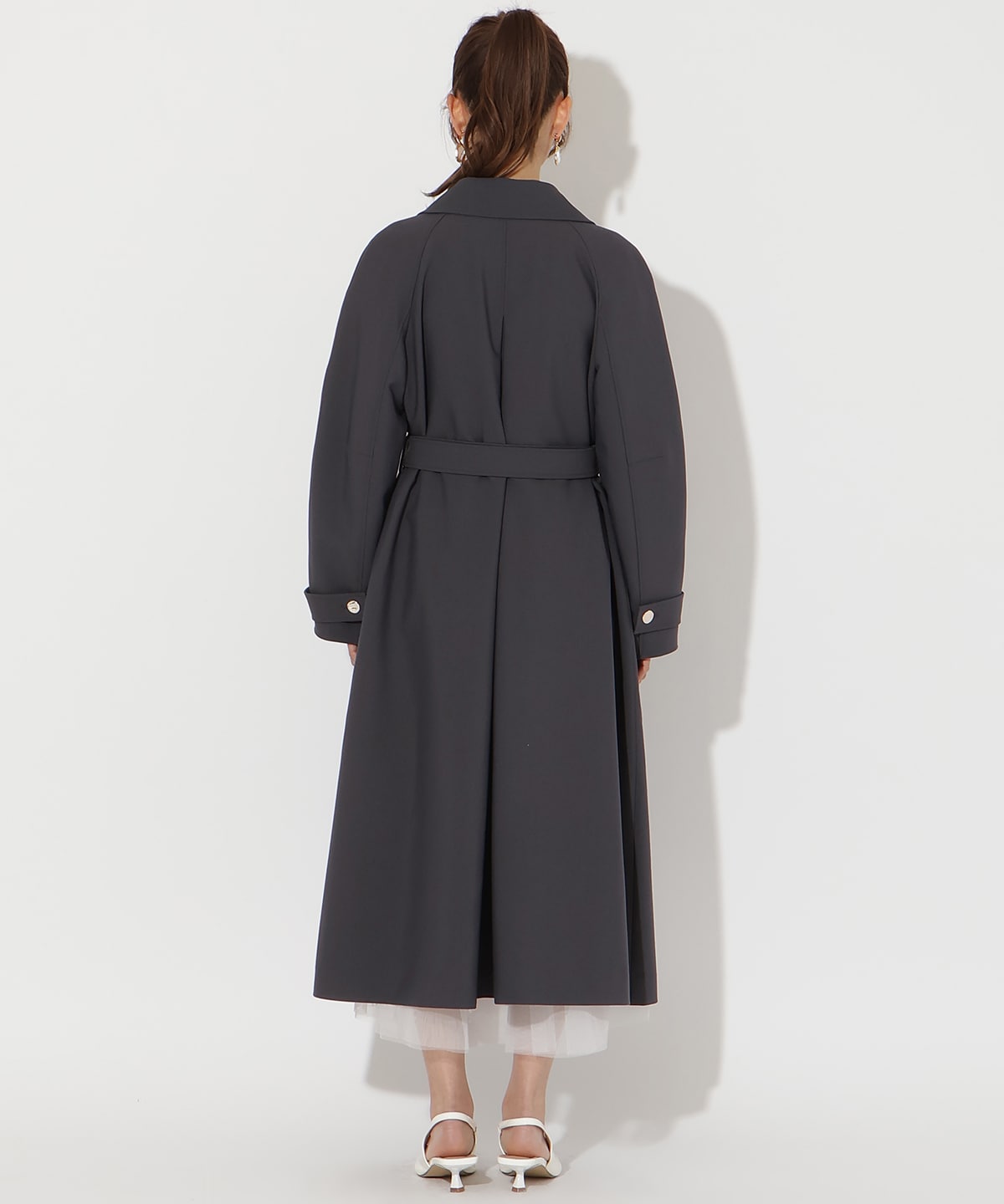 【先行予約受付中】フラップ付きロングコート