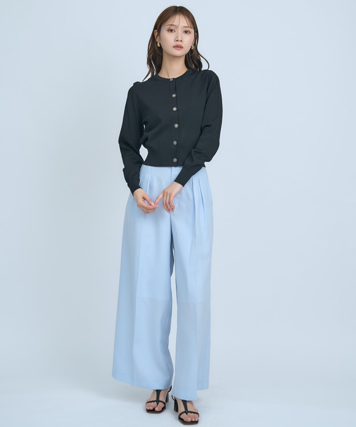 【UVカット】クルーネックカーディガン