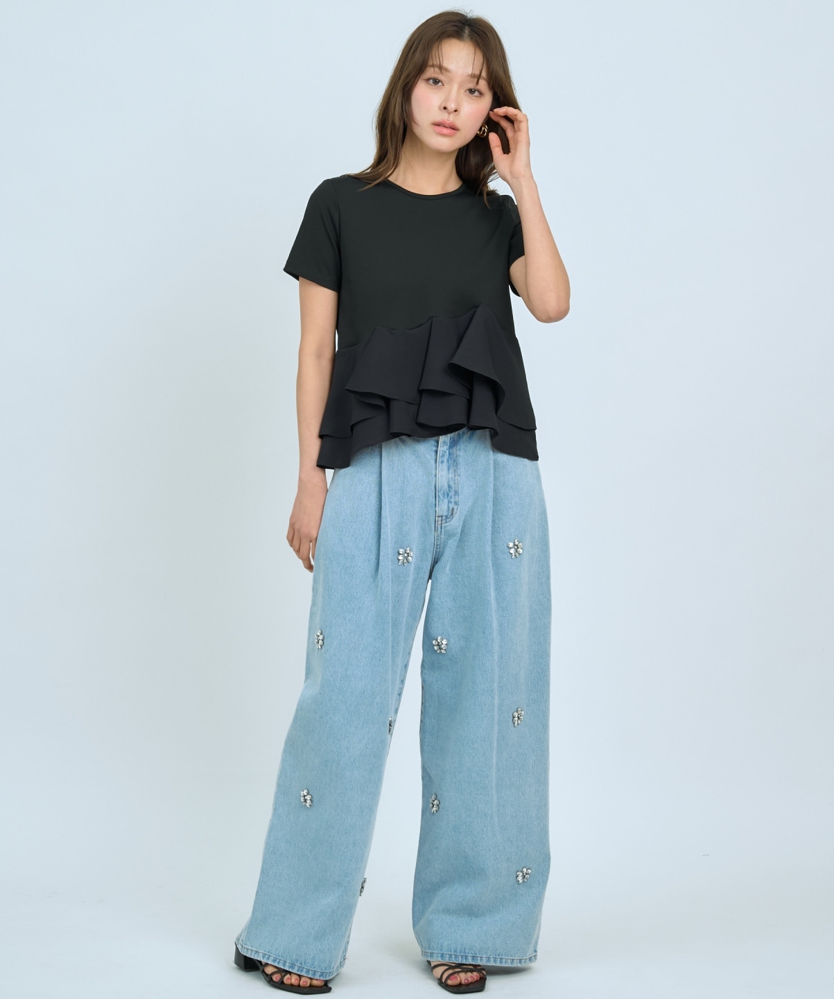 【先行予約受付中】ペプラムカットトップス