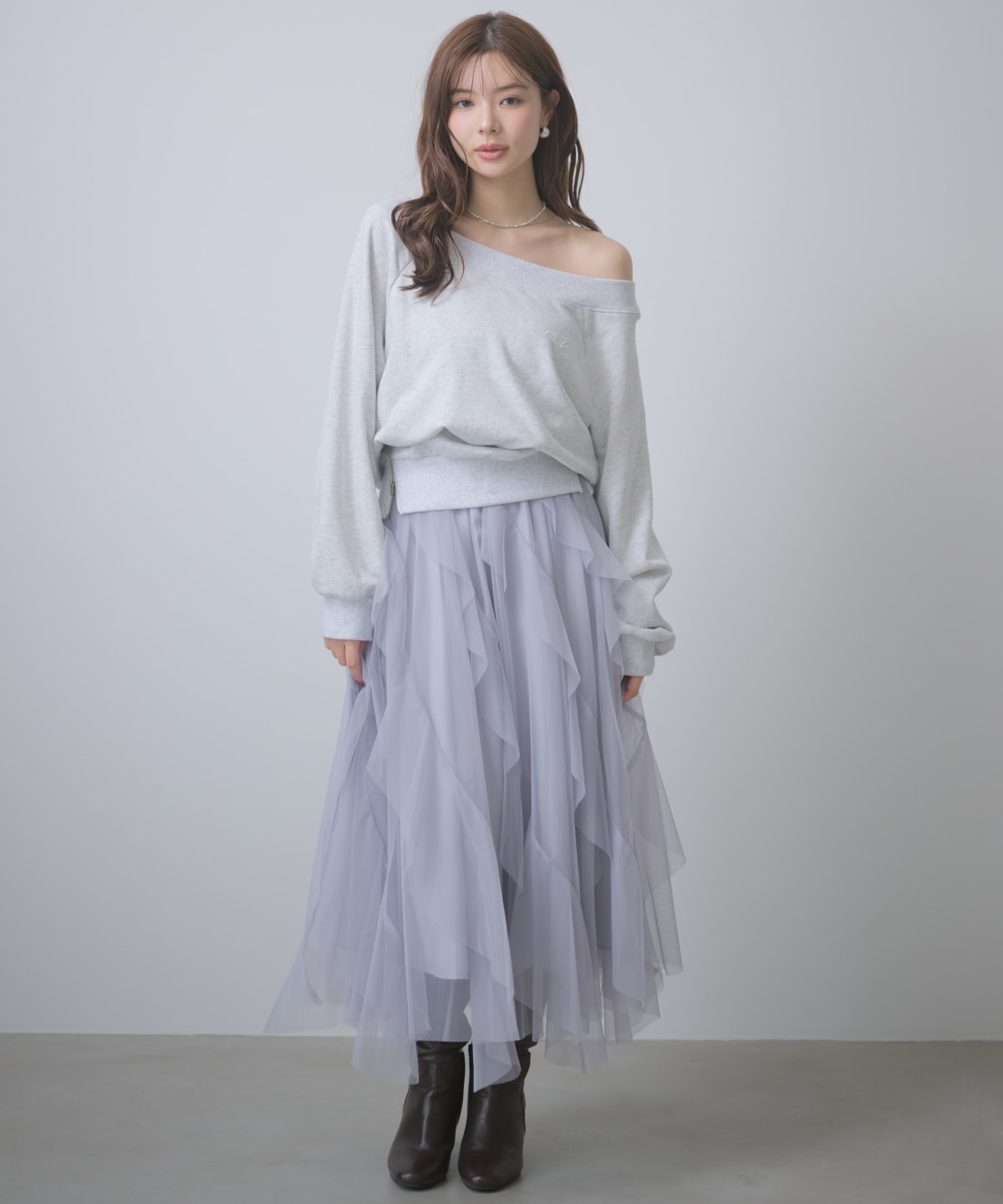 ラッフルフリルスカート