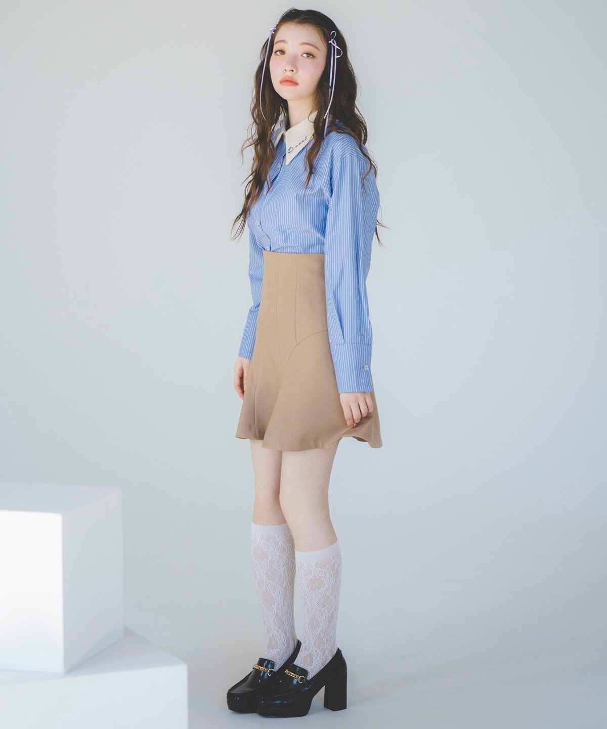 ハイウエストミニスカート