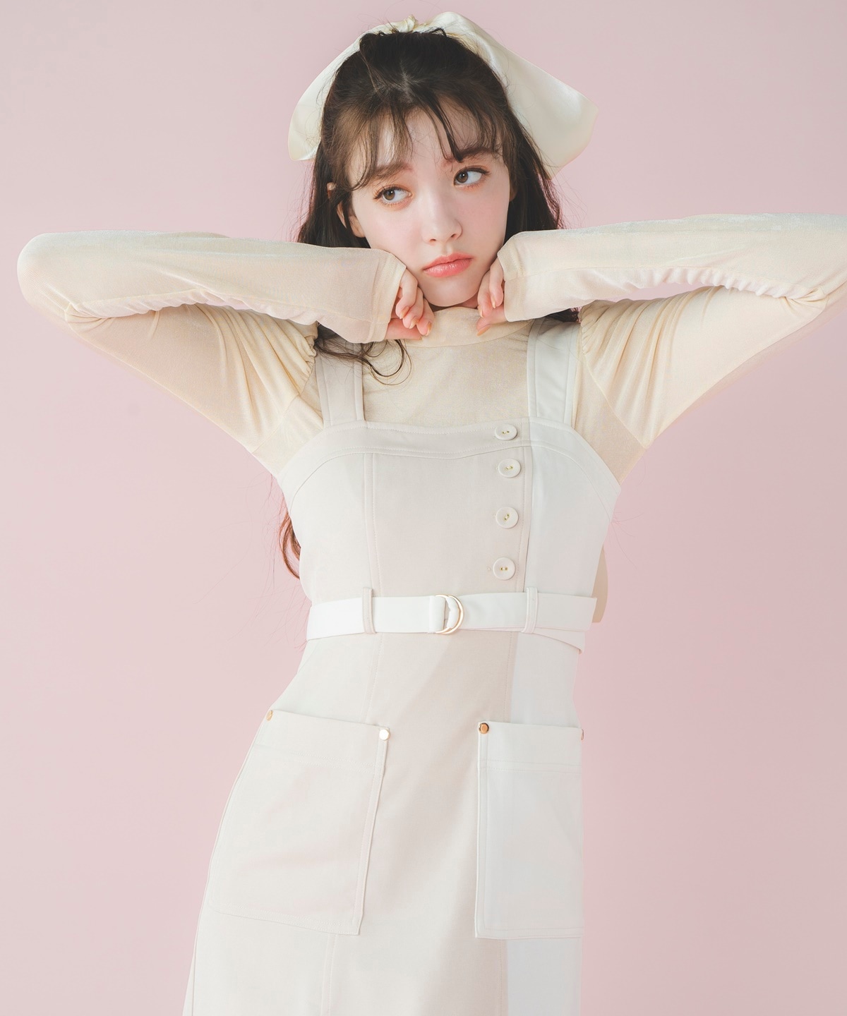 新品 思いとどまり 未使用 REDYAZEL レディアゼル バイカラーBIG  