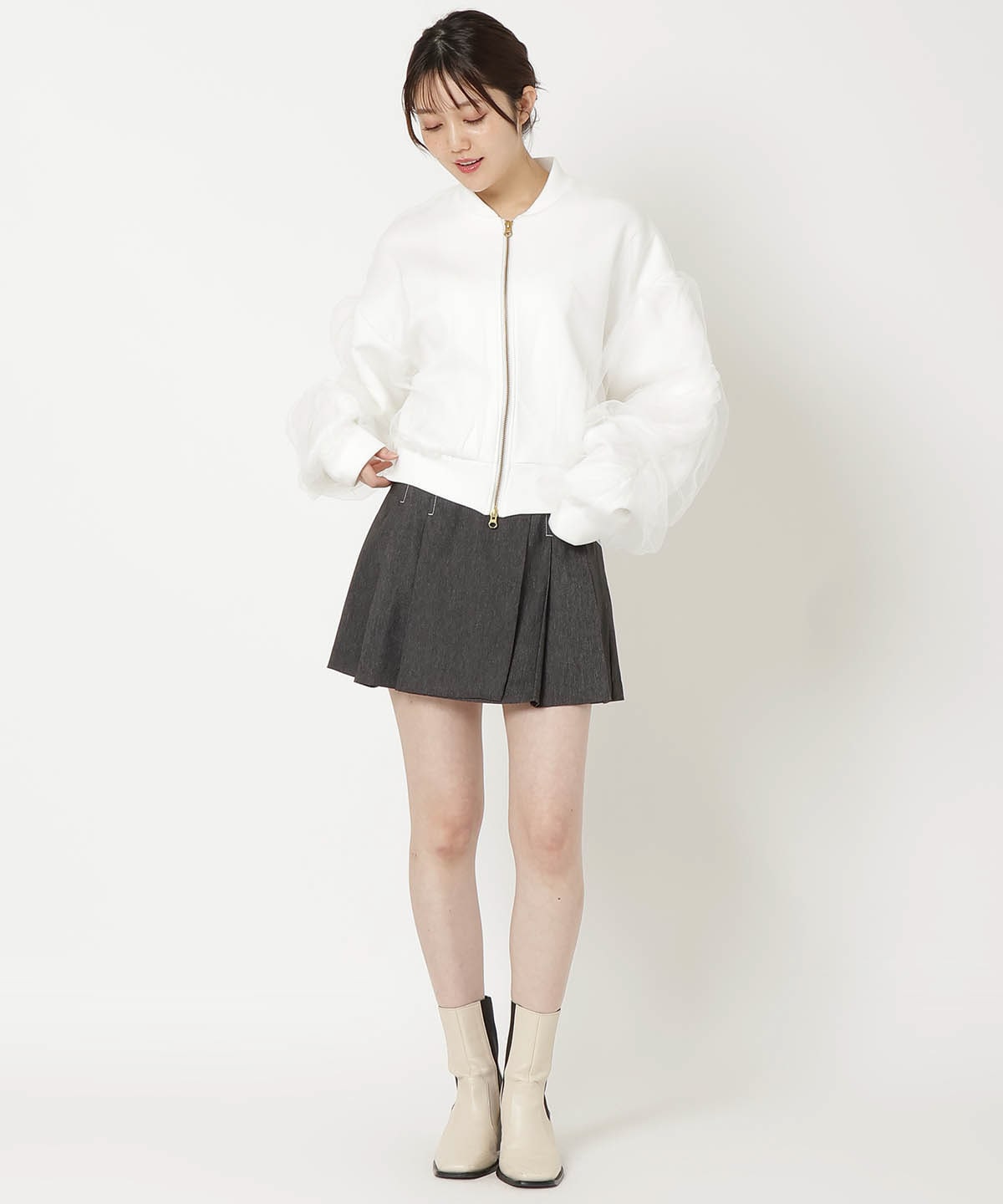 チュールレイヤードMA-1