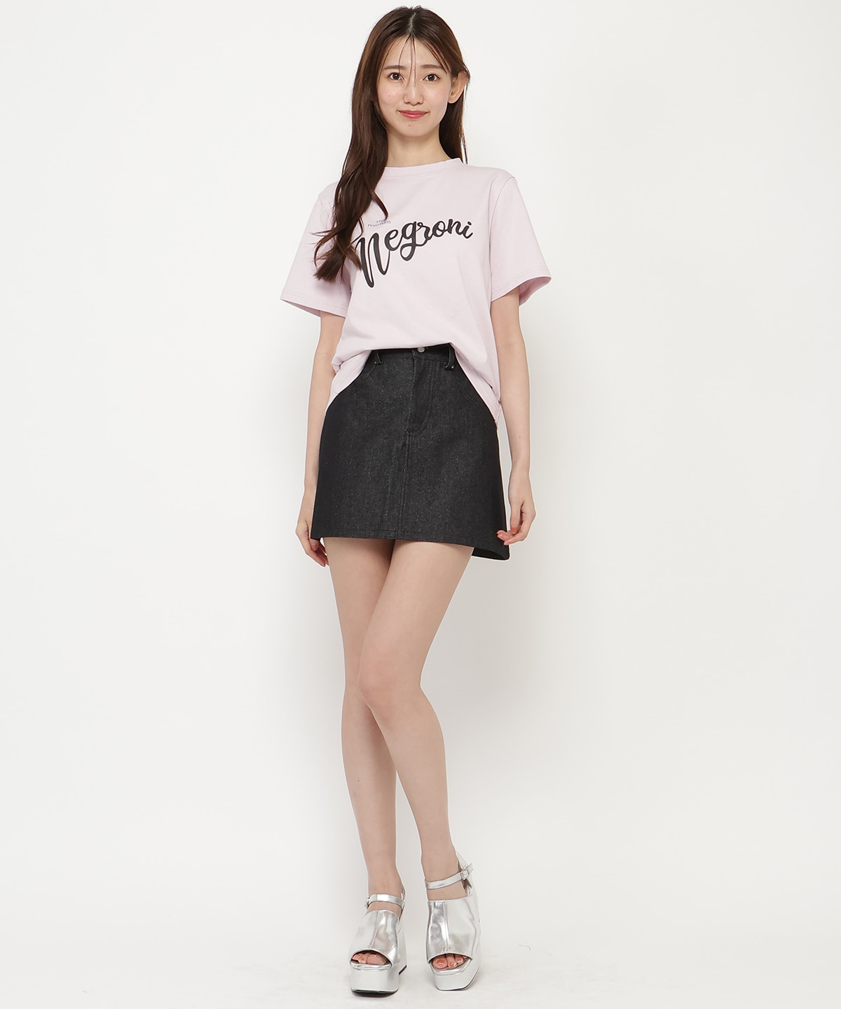 Negroni ロゴプリントTシャツ