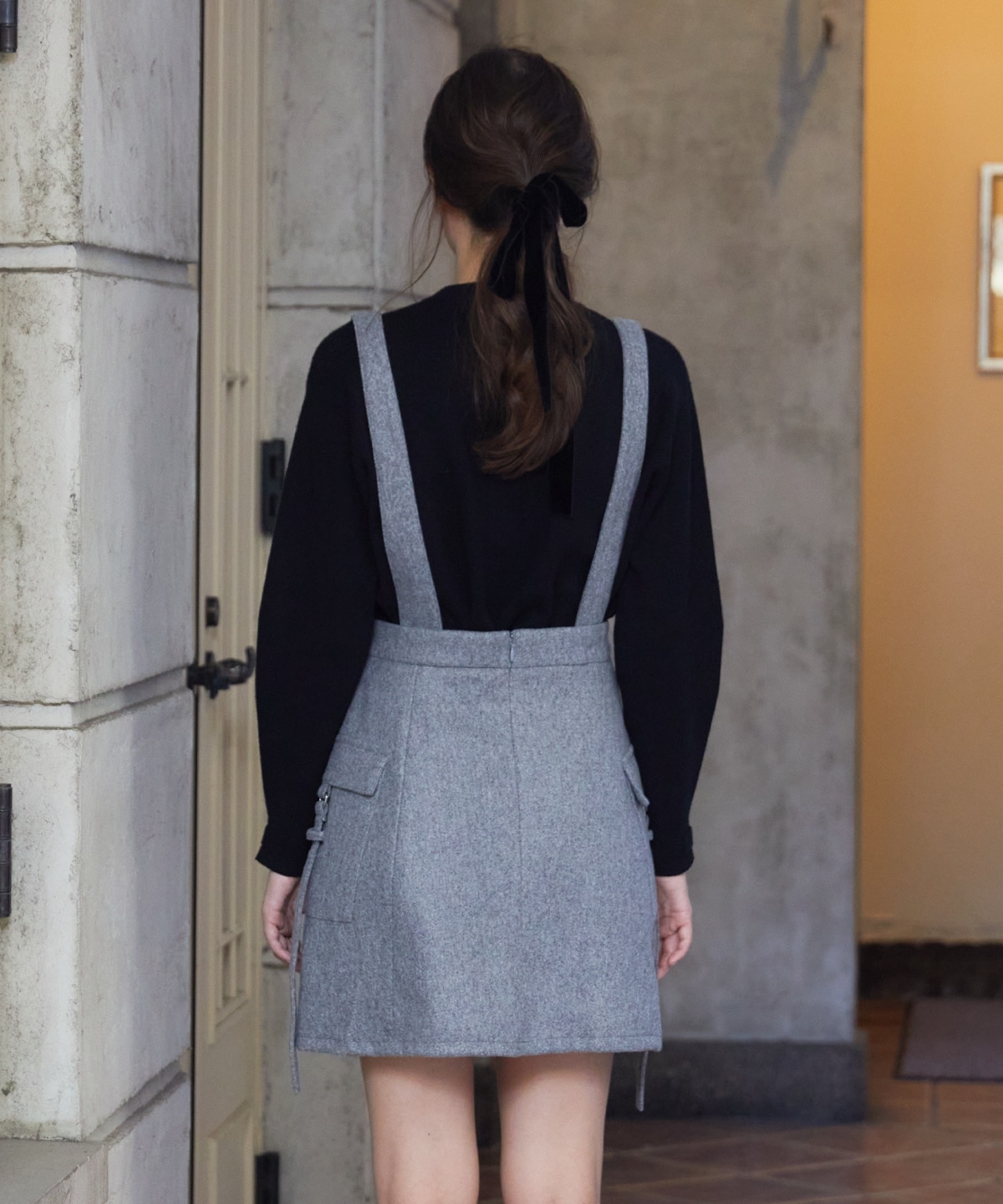 サスペンダースカート