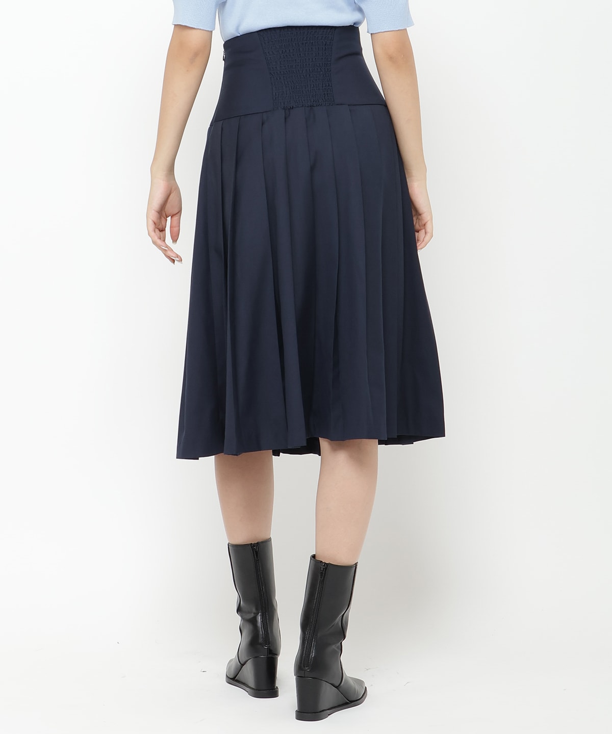 ロースイッチングプリーツスカート