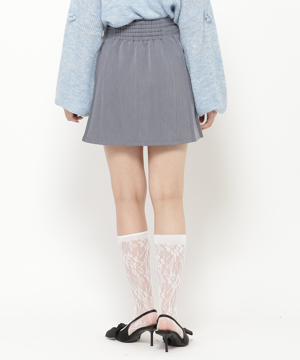 ダブルリボンミニスカート