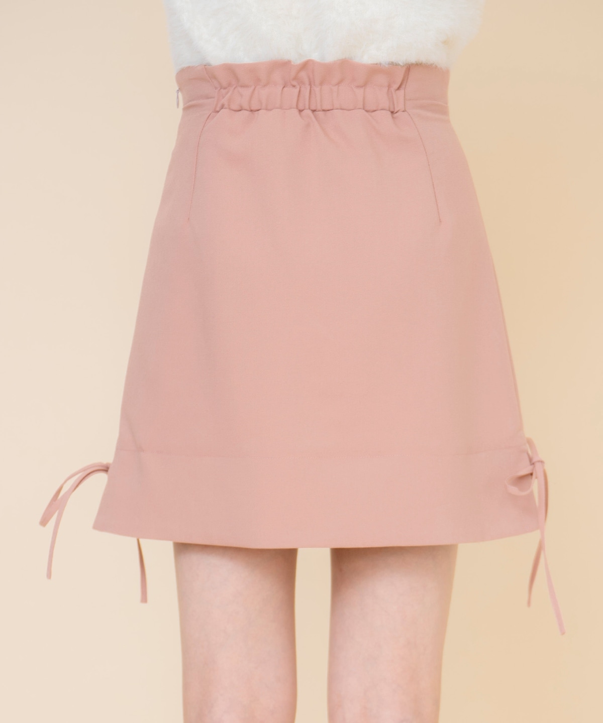 フロントボタンミニスカート