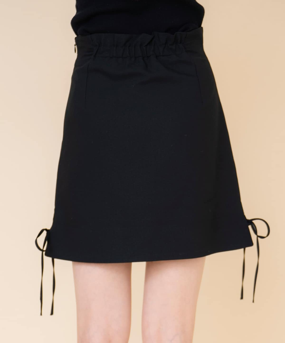 フロントボタンミニスカート