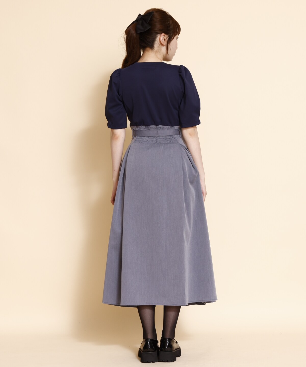 コルセットデザインドッキングワンピース