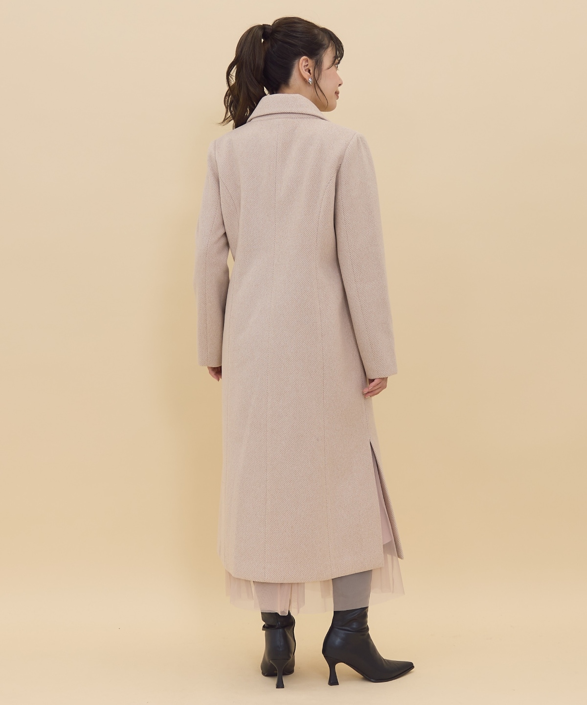 ジップチェスターコート