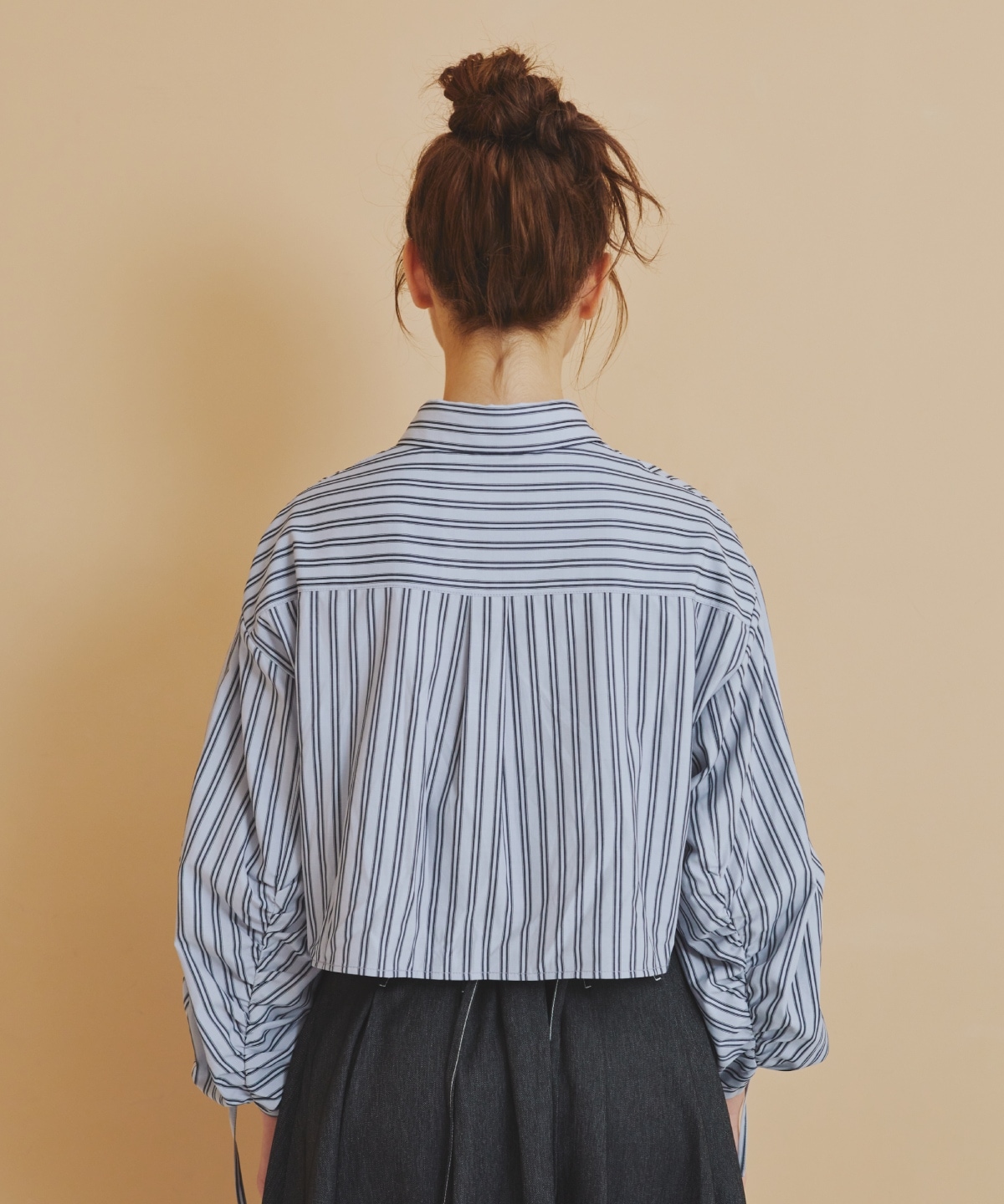 ドロストストライプシャツ