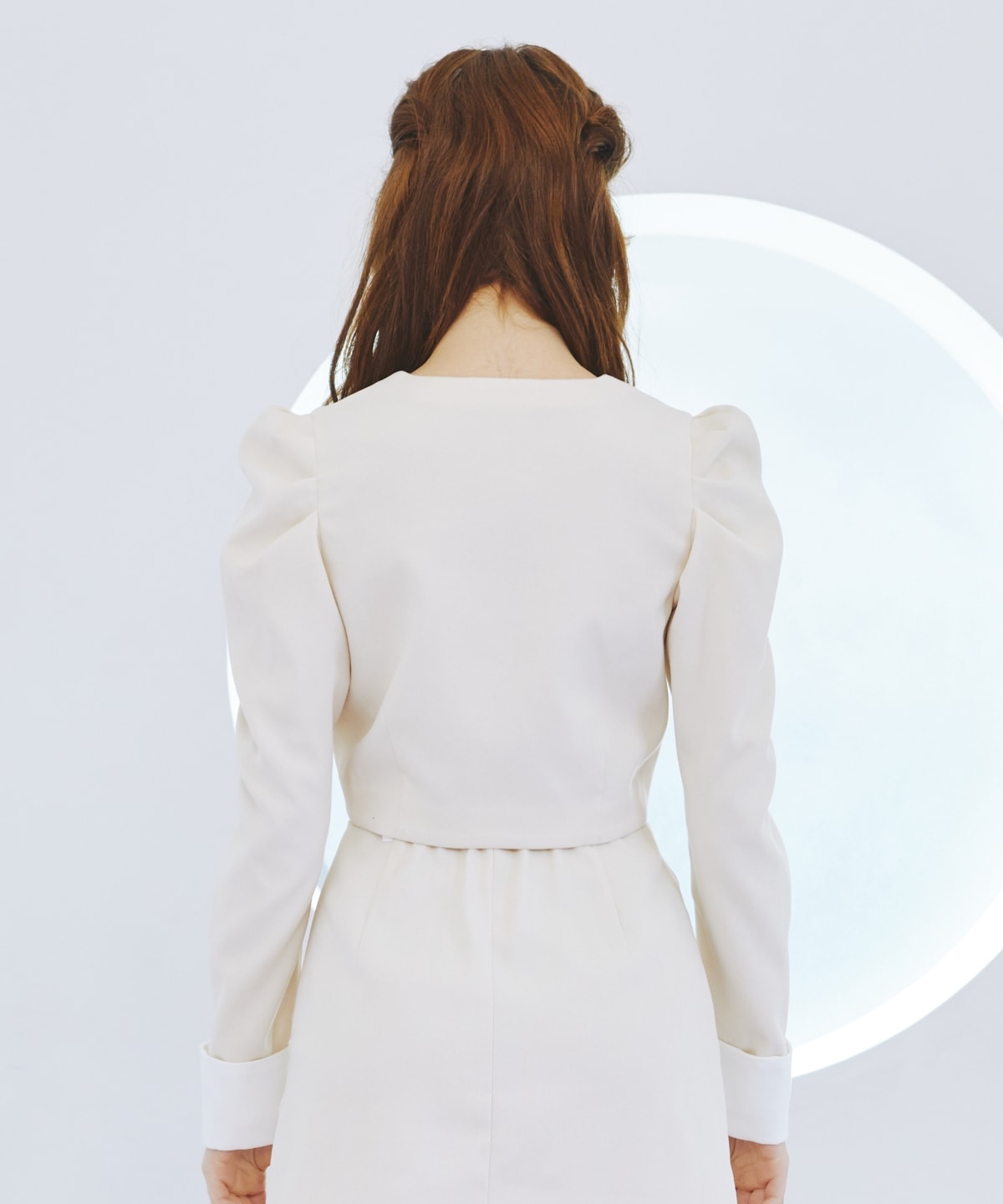 【セットアップ可能】ダブルボタンバイカラージャケット