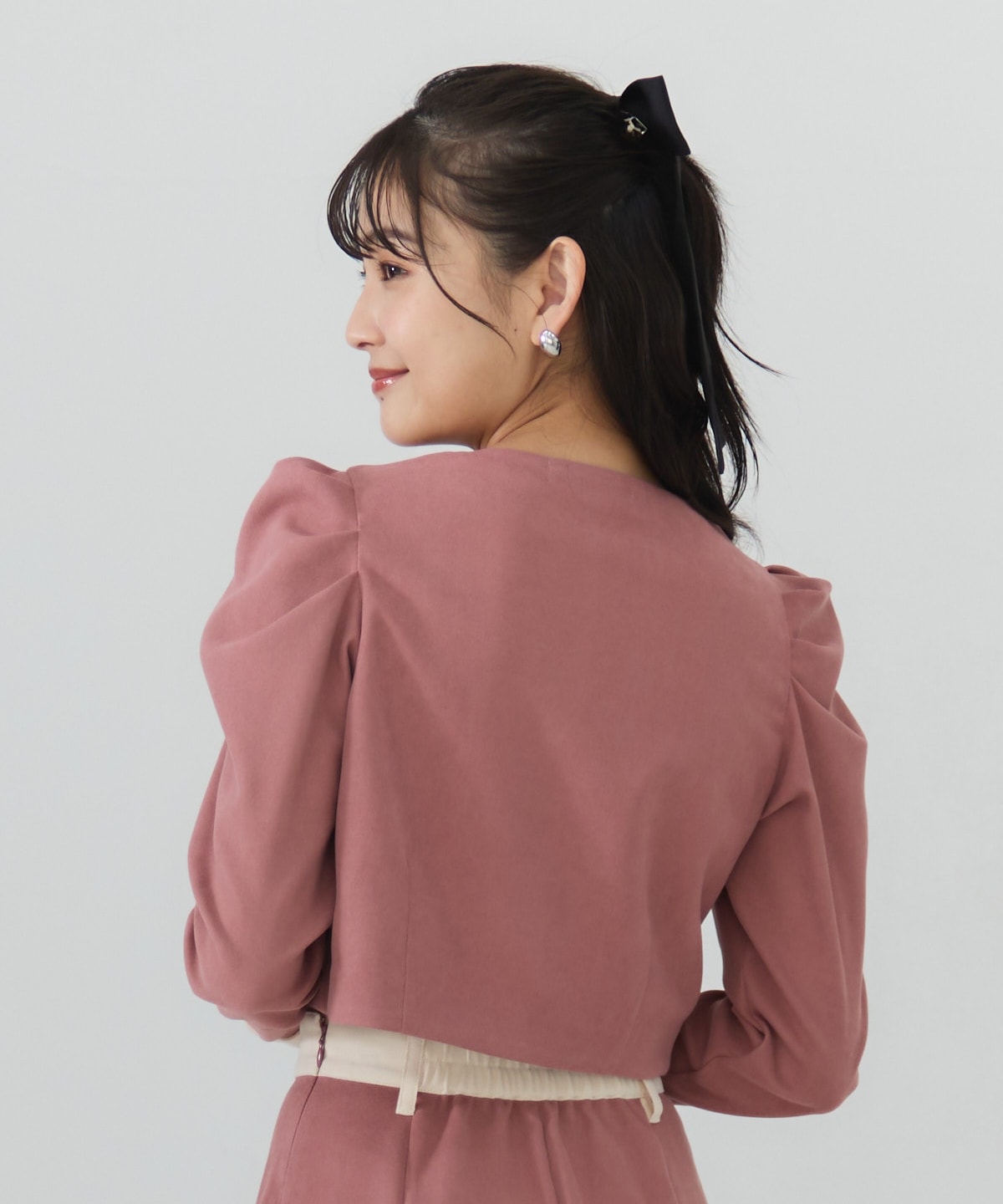 【セットアップ可能】ダブルボタンバイカラージャケット