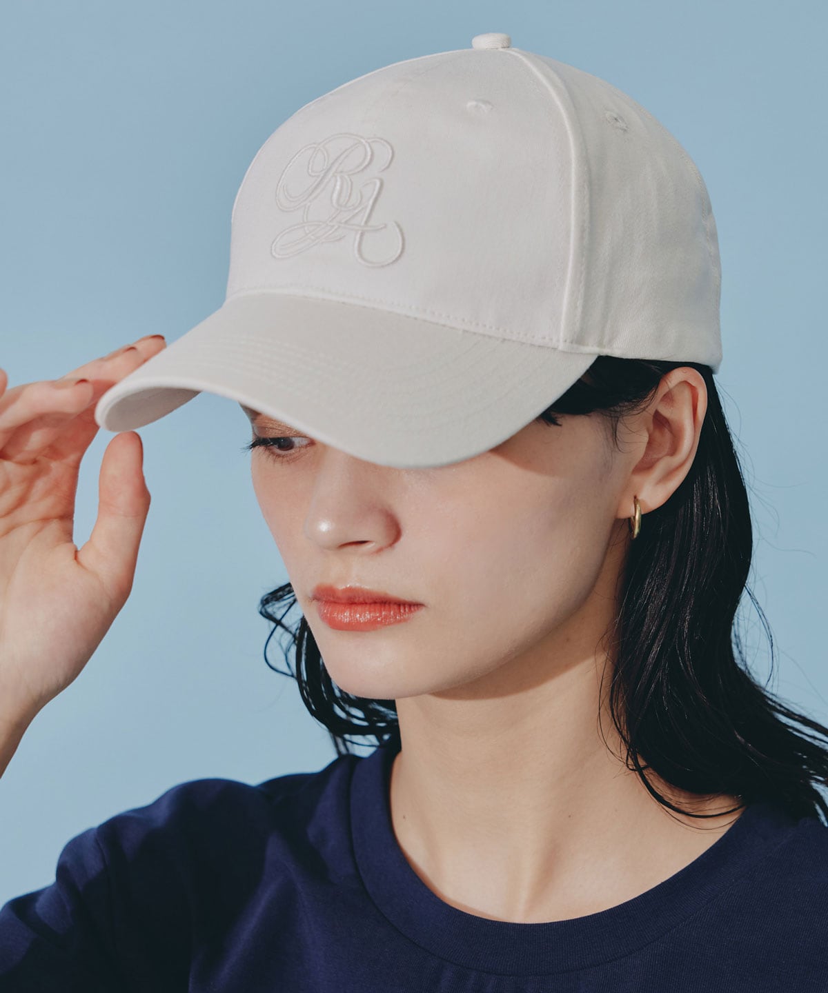 オリジナルロゴ刺繍キャップ
