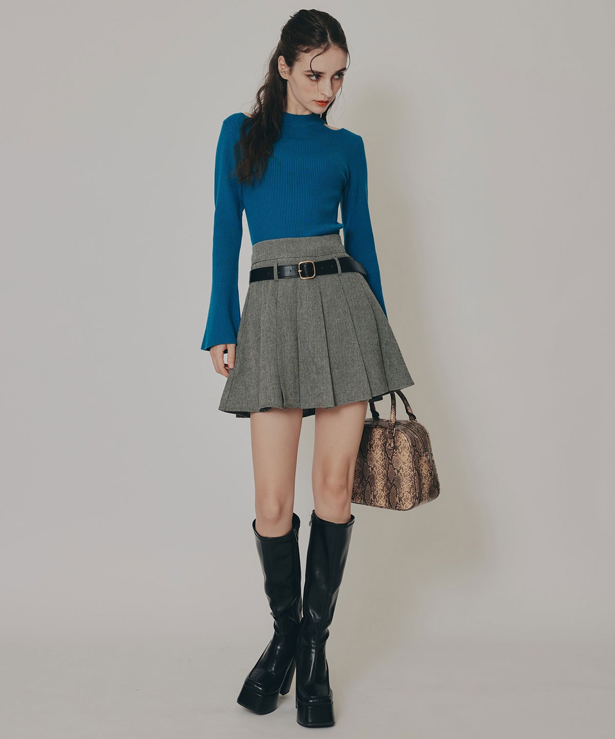 ローベルトプリーツミニスカート