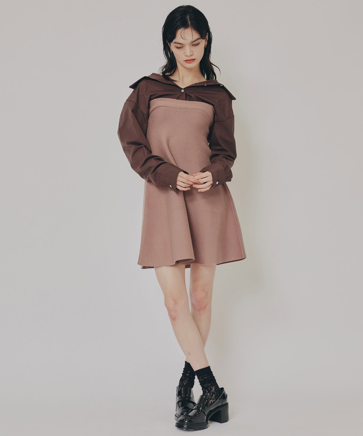 マルチWAYドッキングニットワンピース