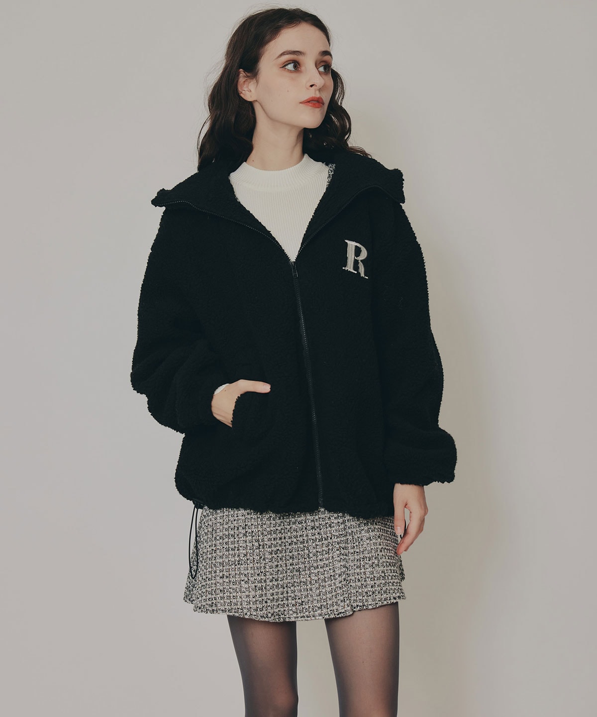 AZELCLUBボアパーカー