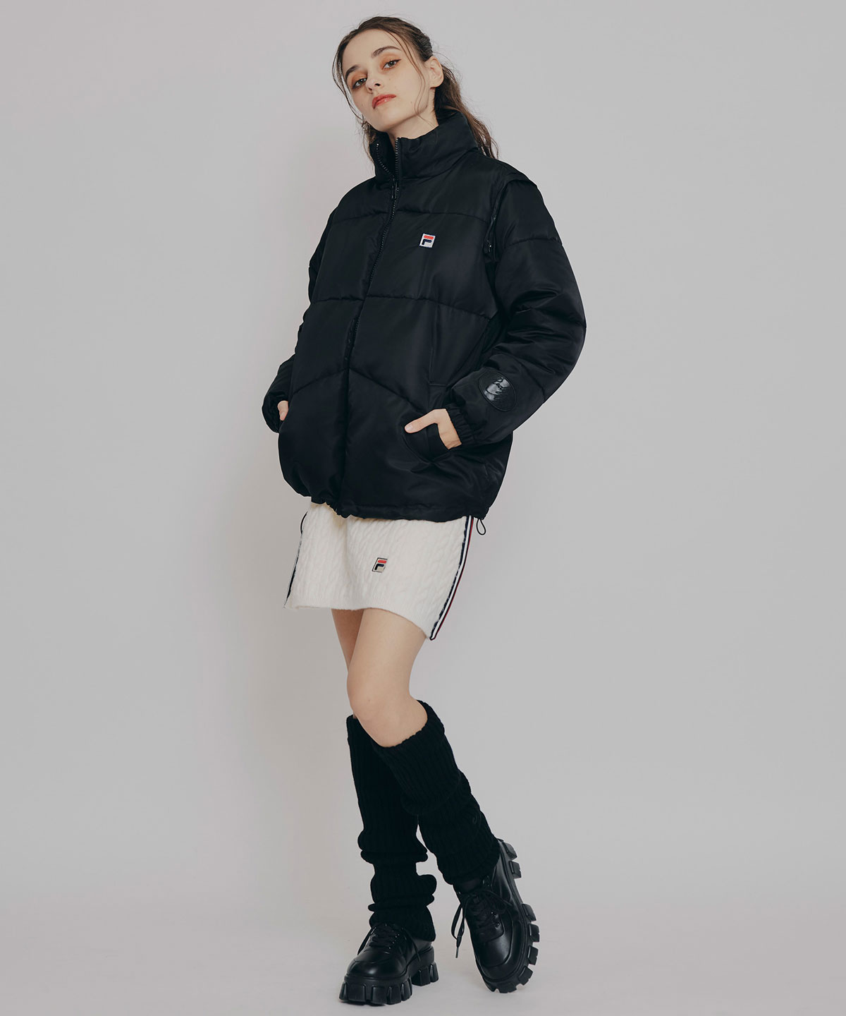 ［FILA×REDYAZEL］2WAYフェイクダウンジャケット