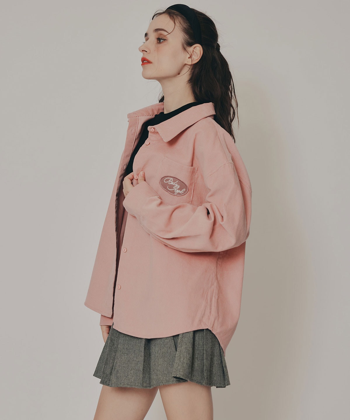 ロゴワッペンオーバーシャツ