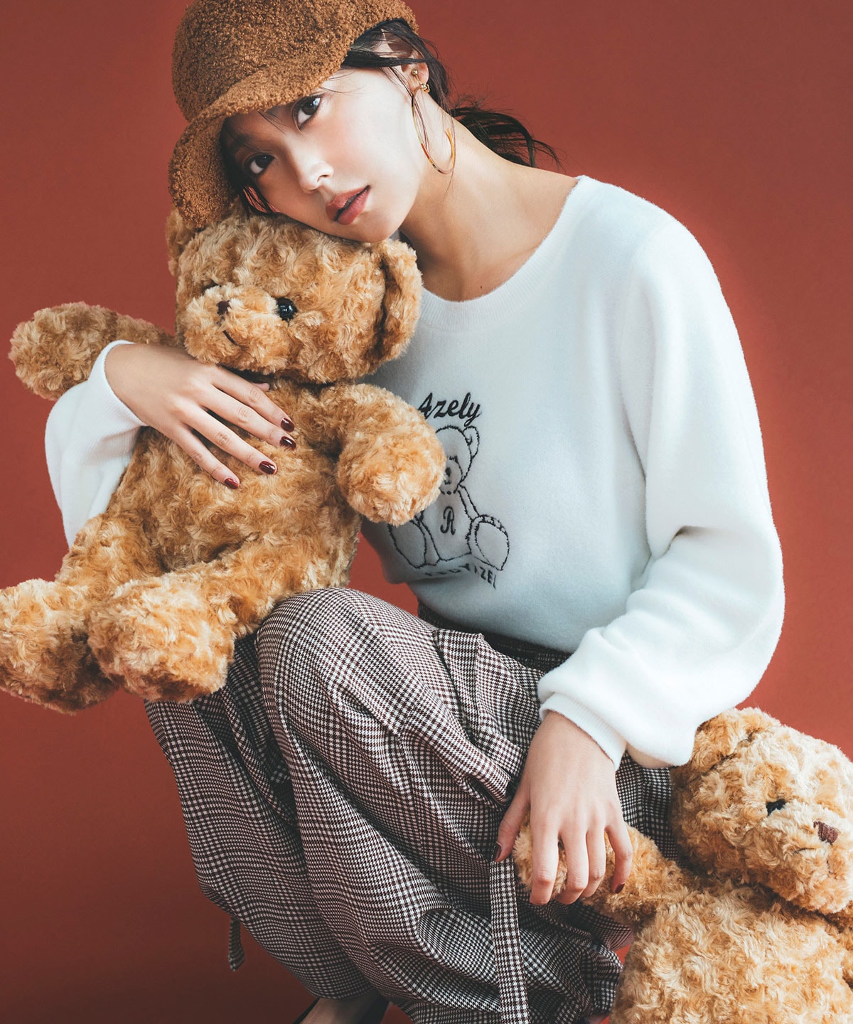 Azelyフラッフィニットプルオーバー