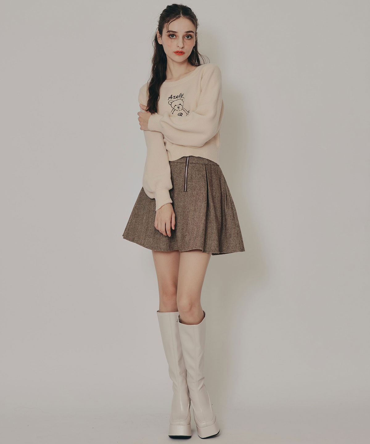 Azelyフラッフィニットプルオーバー