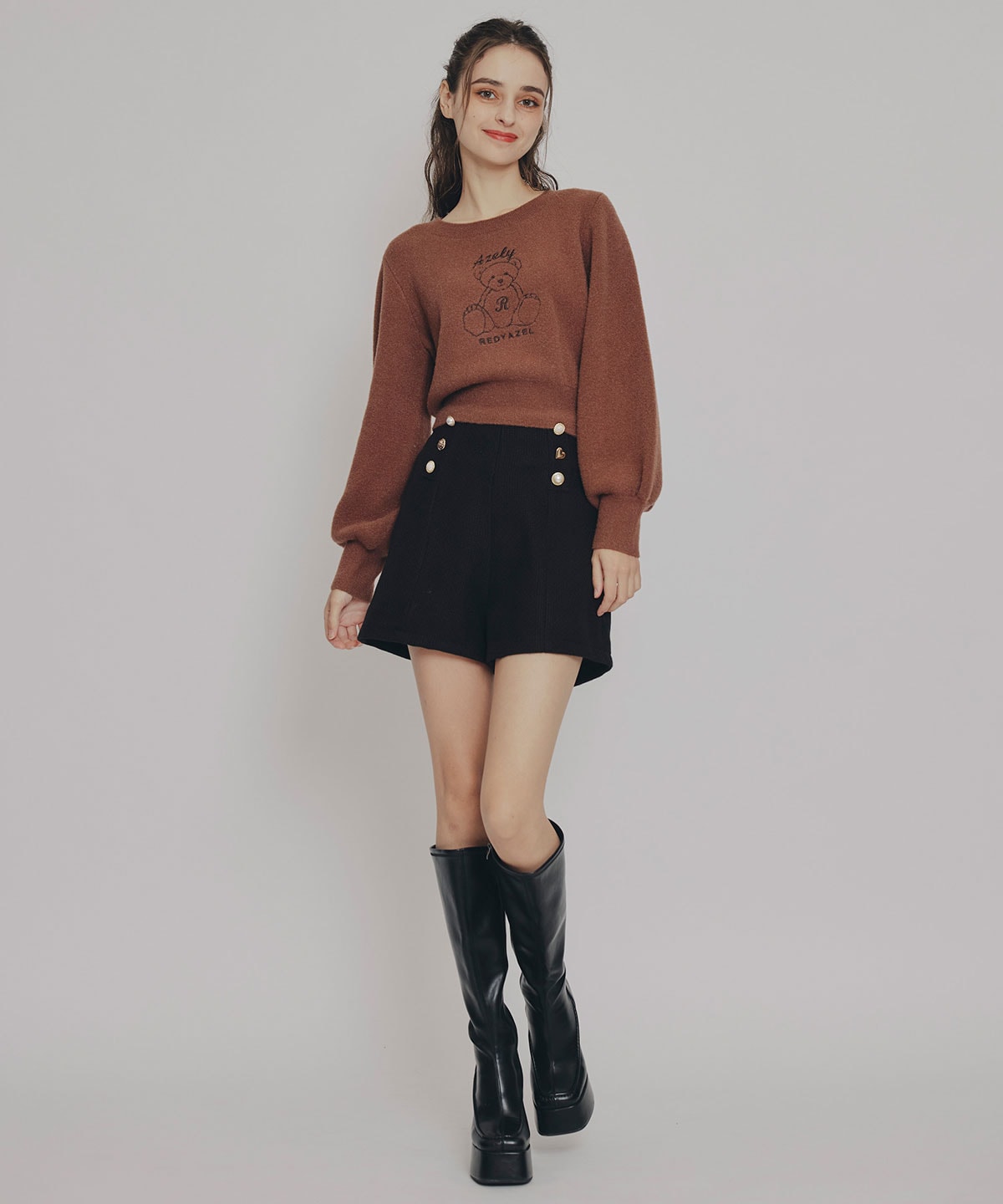 Azelyフラッフィニットプルオーバー