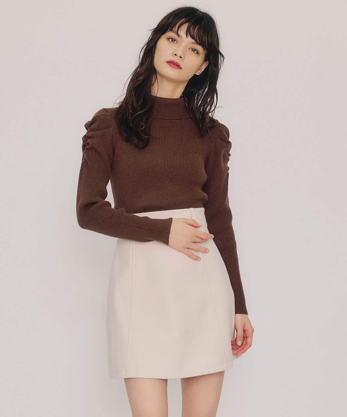 ラメタートルニットプルオーバー