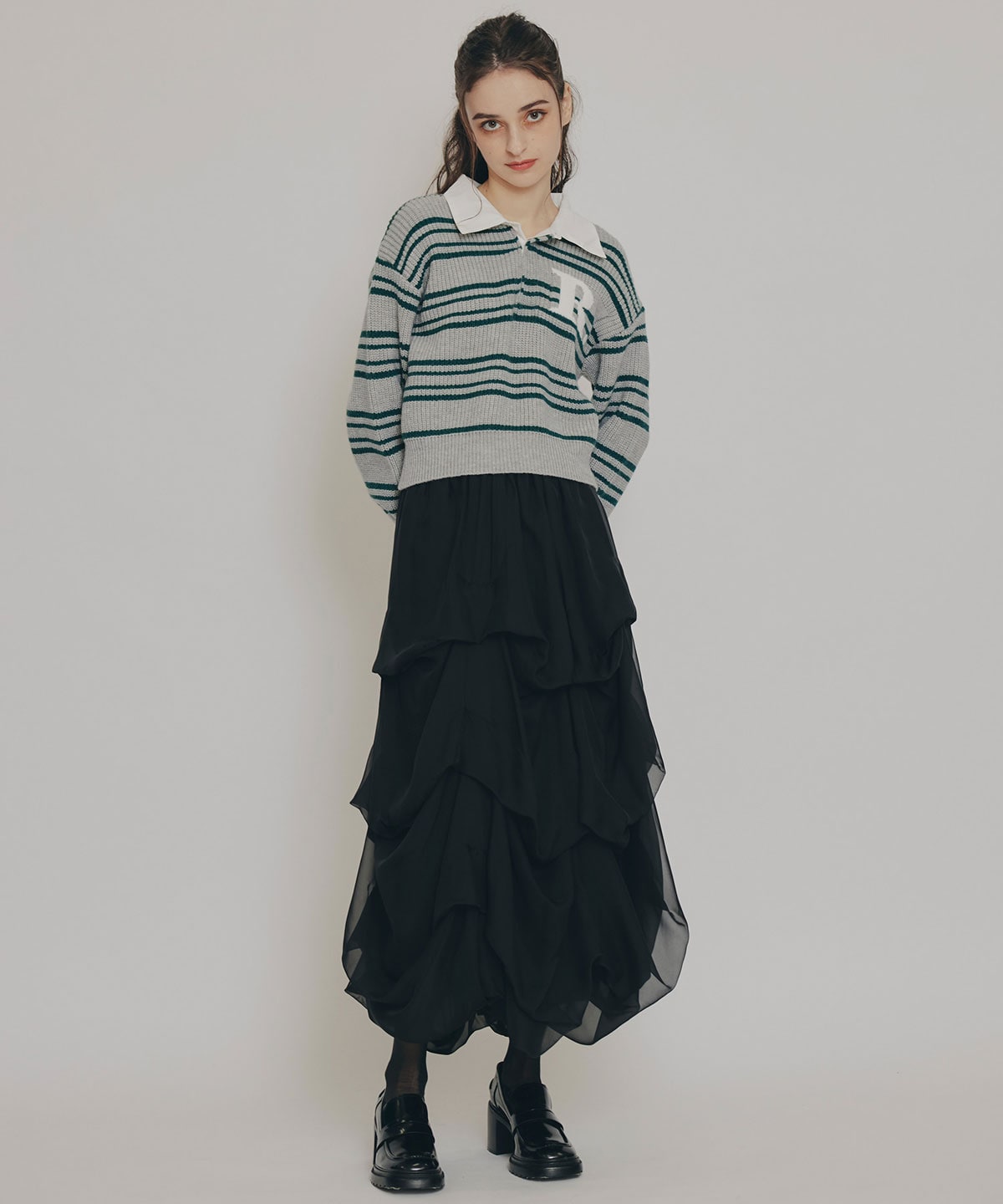 R.カレッジポロニットプルオーバー