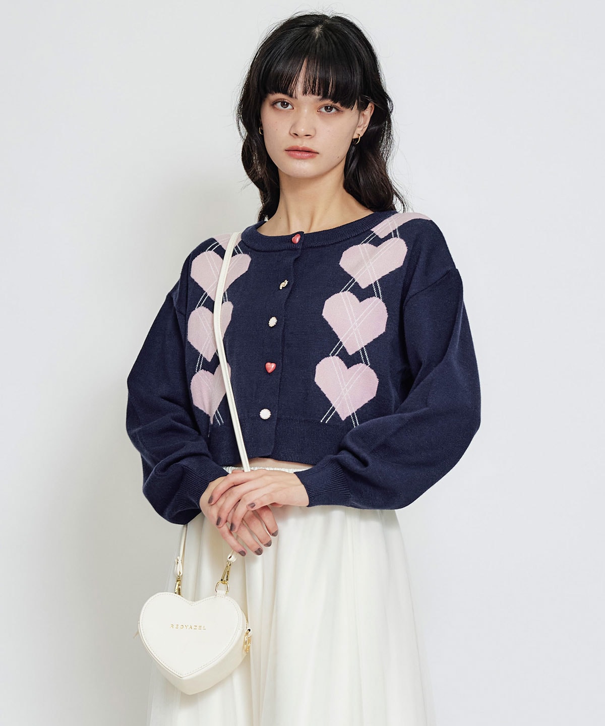 Love Me Heart モチーフ2WAYミニショルダーバッグ