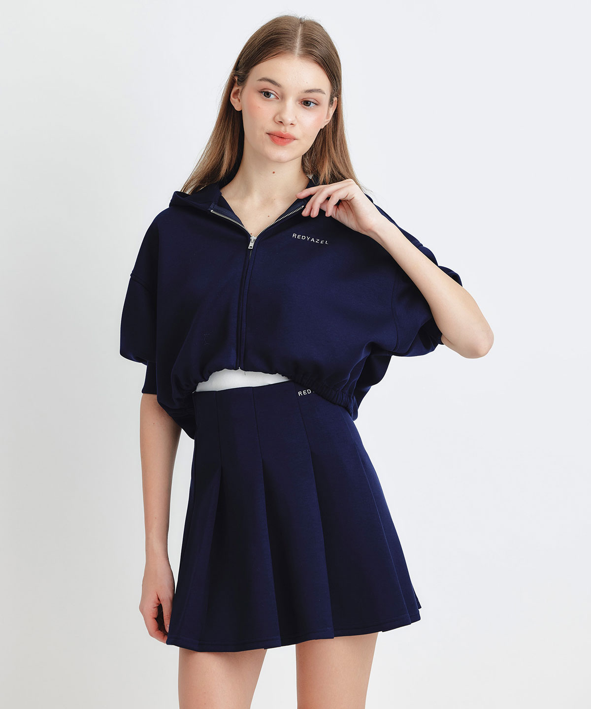 ダンボールプリーツミニスカート