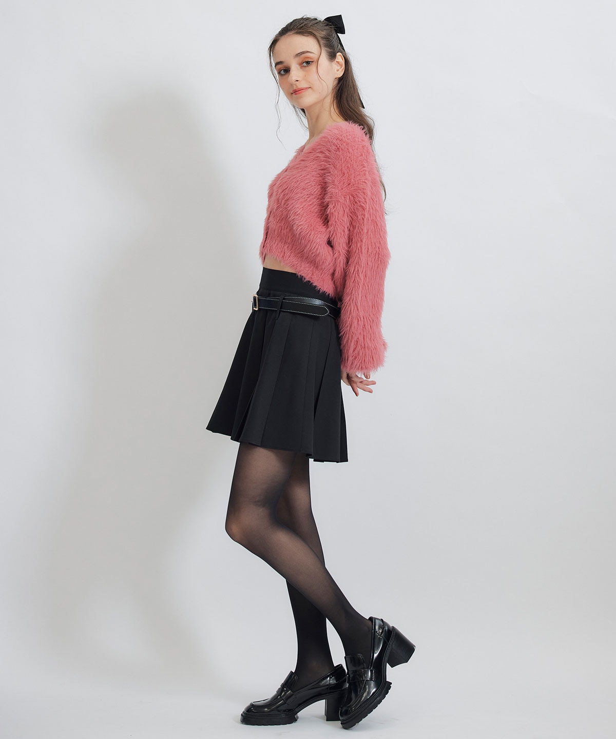 ローベルトインナーパンツプリーツミニスカート