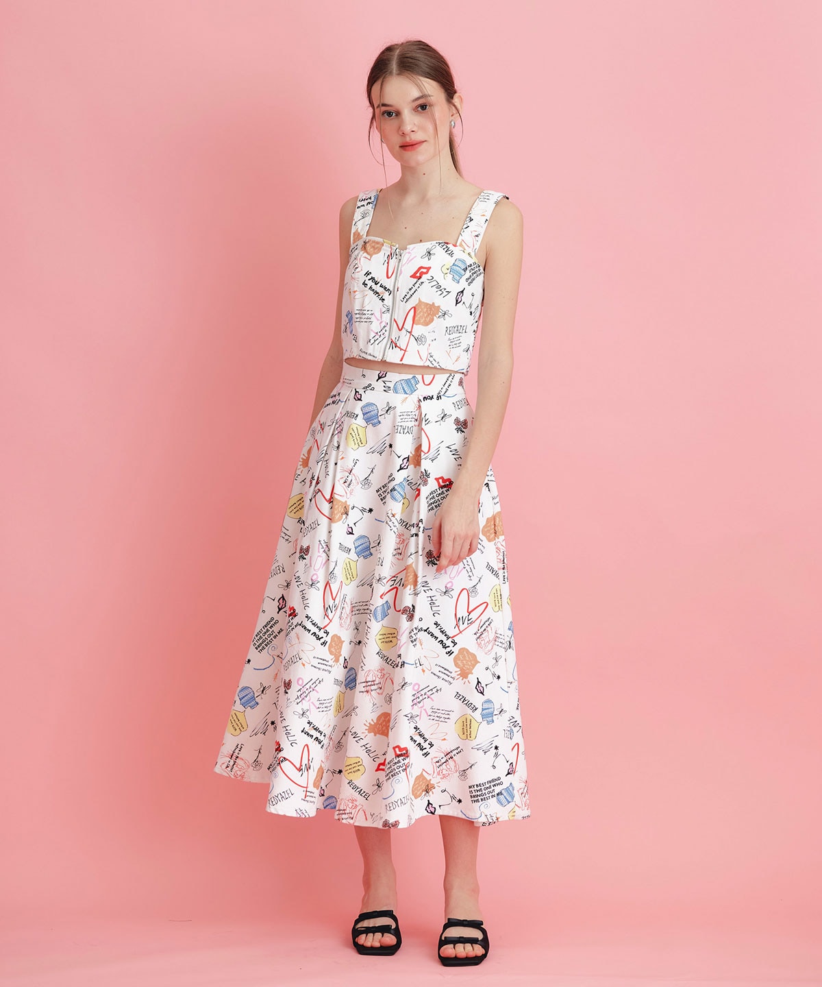 【LoveArt Series】LoveArt ロングフレアスカート