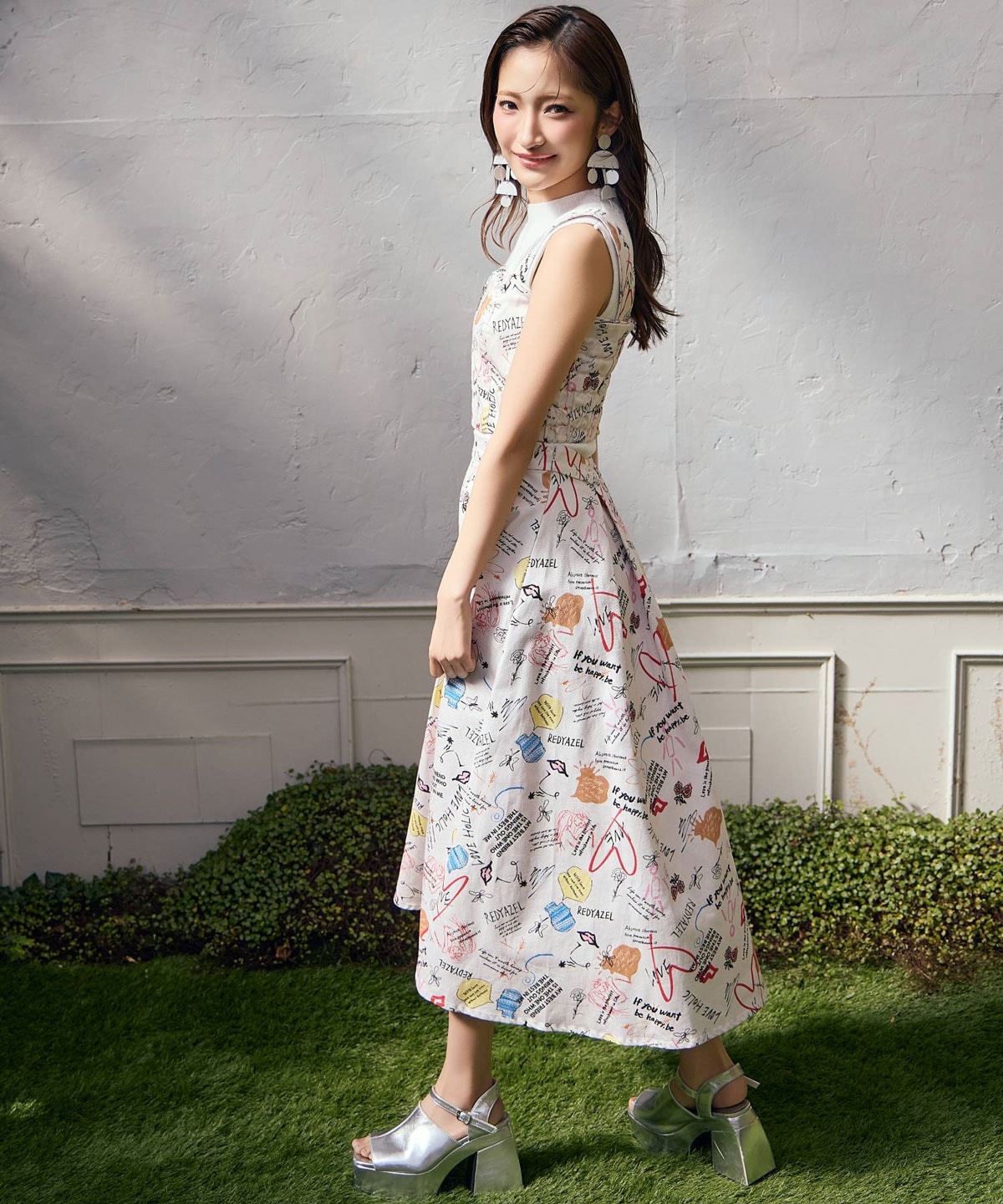 【LoveArt Series】LoveArt ロングフレアスカート