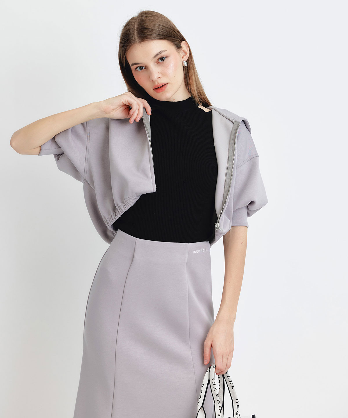 ダンボールセミマーメイドスリットロングスカート