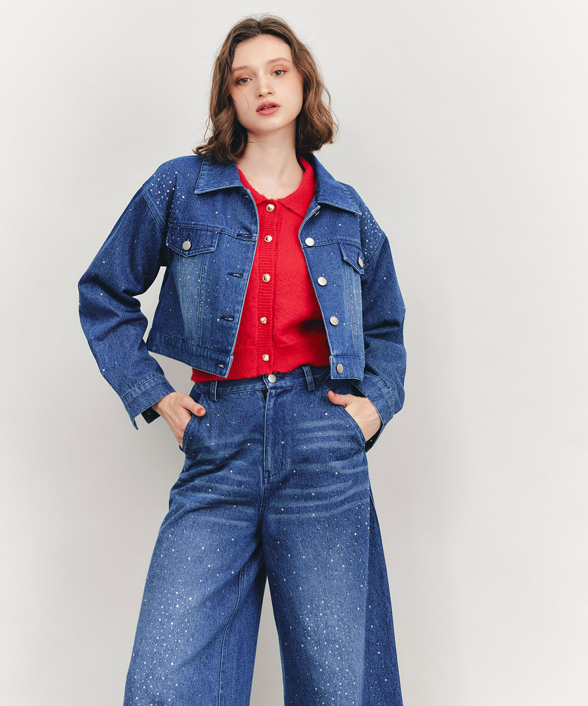 【Sparkle Denim Series】スパークルデニムジャケット
