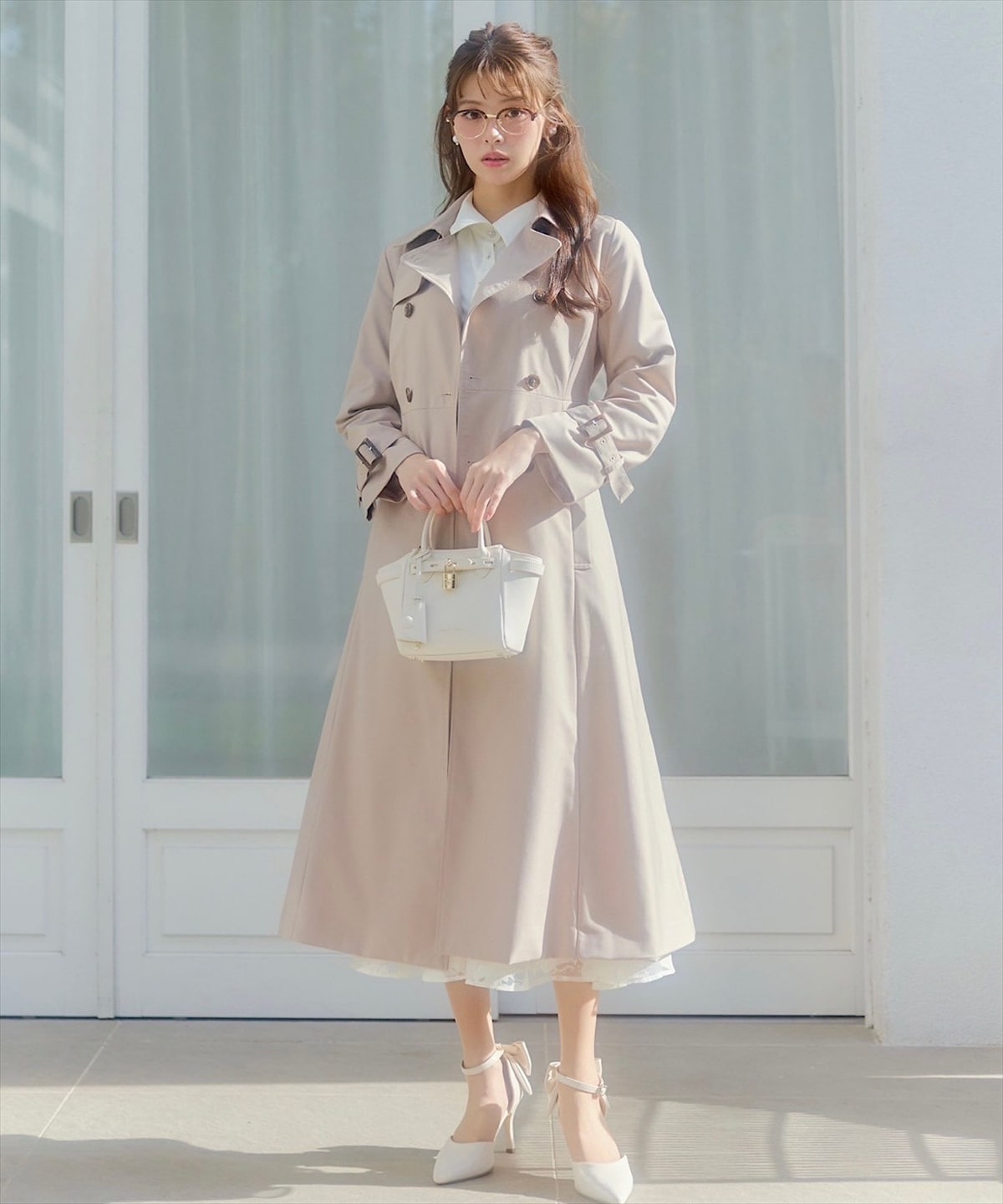 NEWベーシック美シルエットトレンチコート