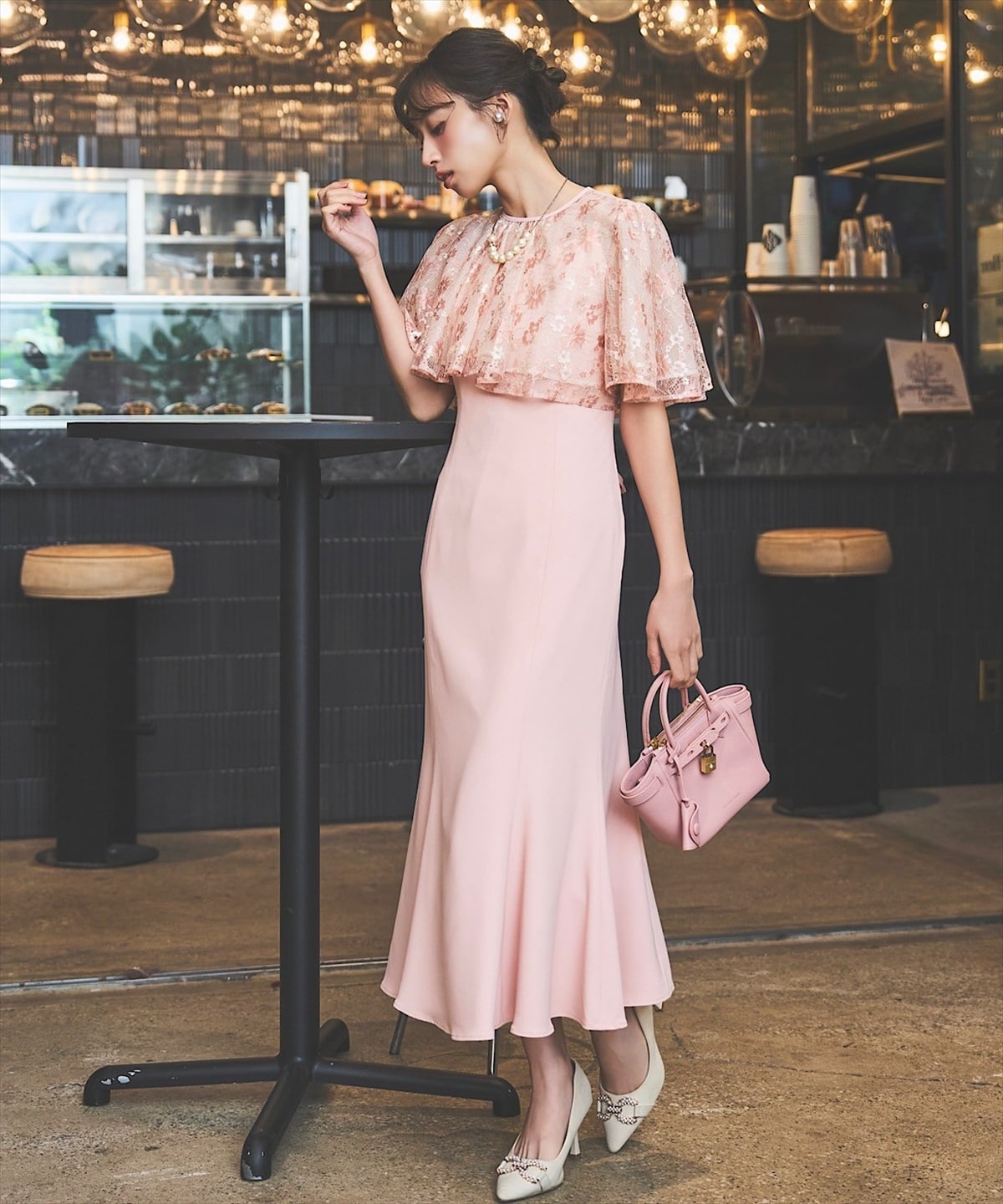 レースボレロセットアップマーメイドドレス