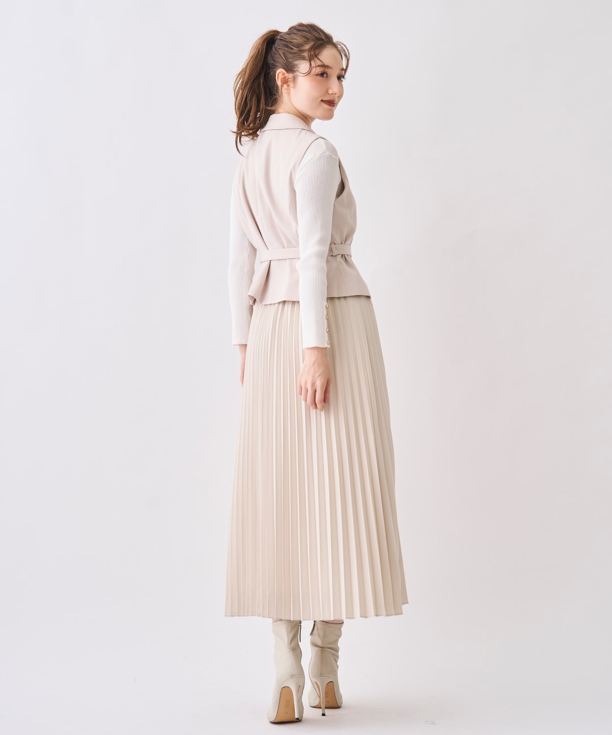 【12/5(Fri)予約開始】ジレ＆プリーツスカートセット