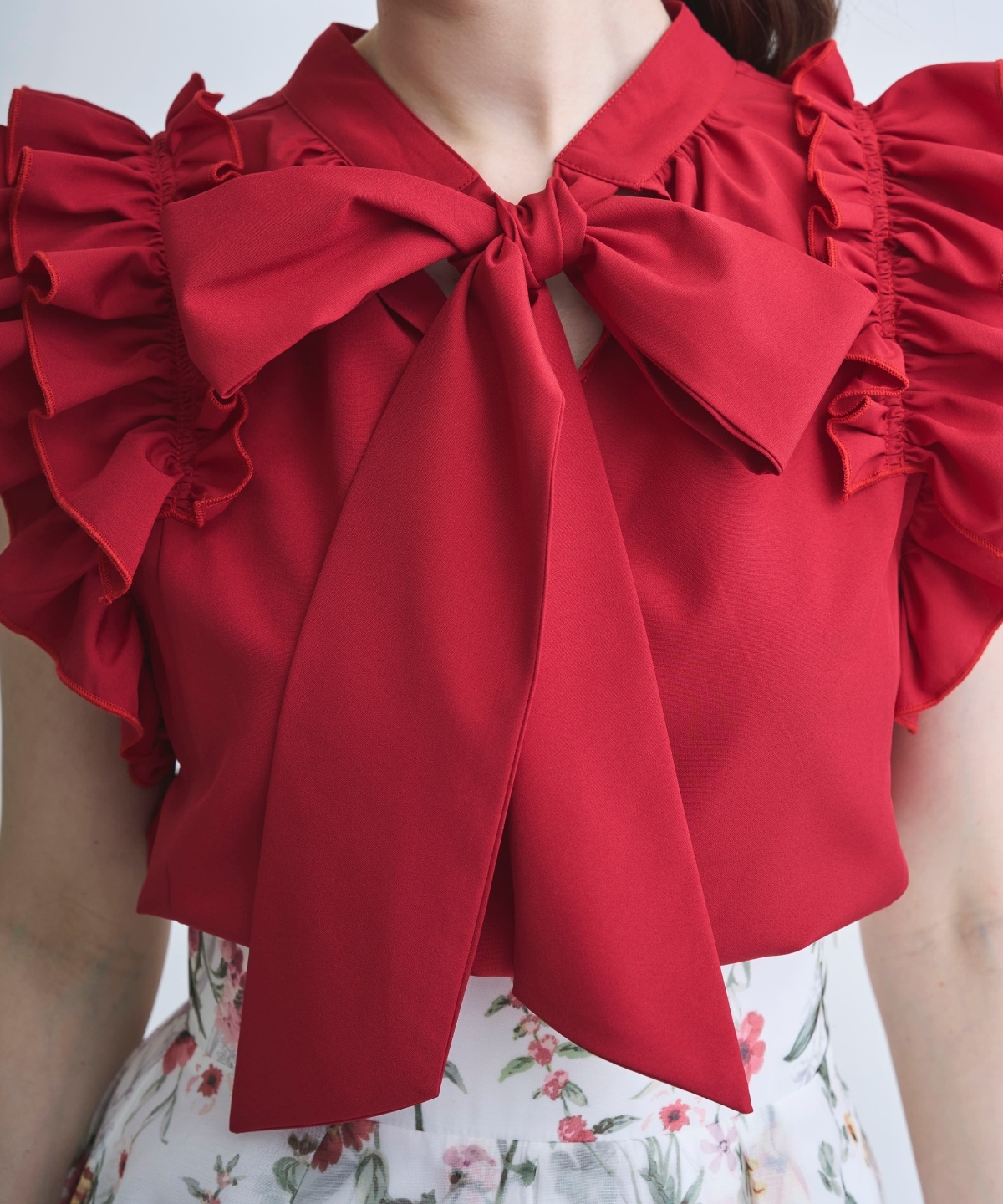 【4/10(Fri)予約開始】2wayリボンブラウス