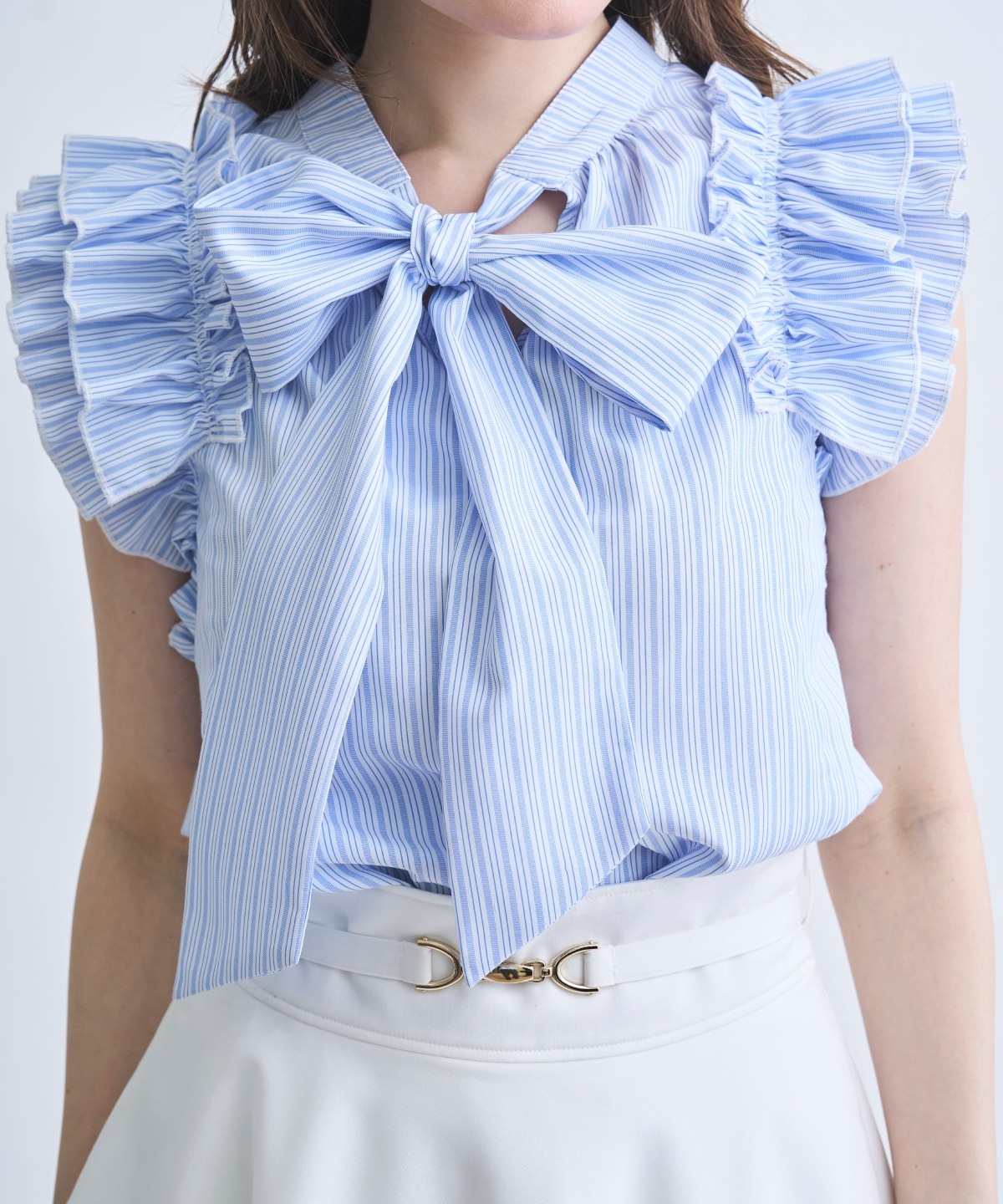 【4/10(Fri)予約開始】2wayリボンブラウス