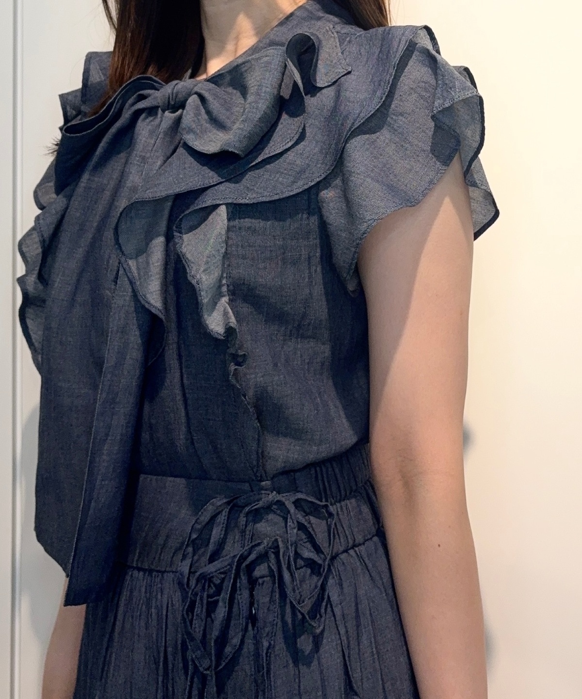 【4/24(Fri)発売】シアーデニムブラウス