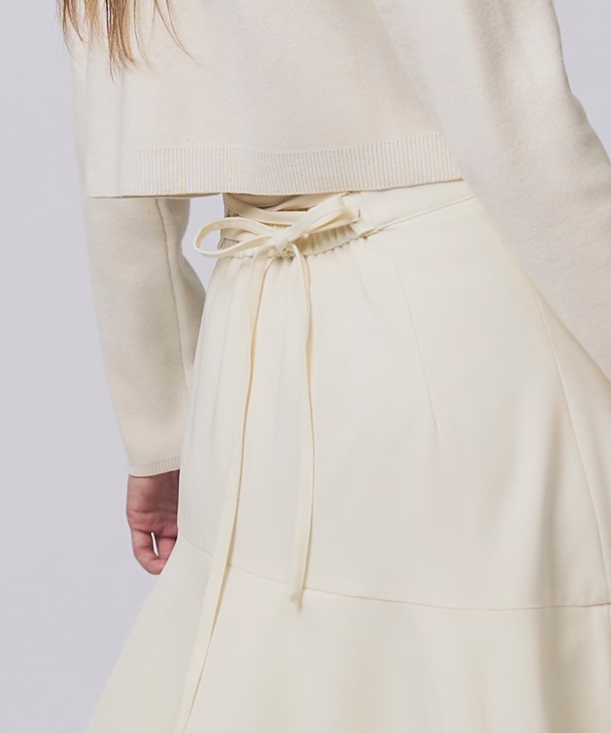 【2/6(Fri)発売】配色ヘムラインフレアスカート