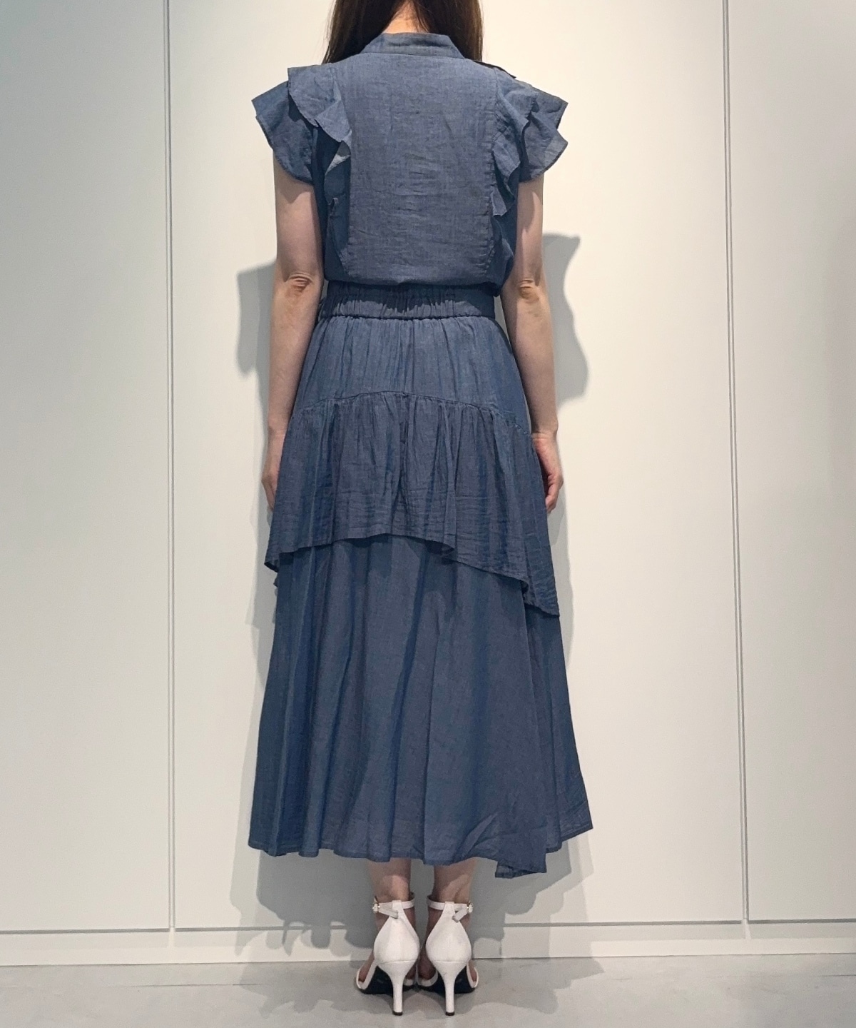 【4/24(Fri)発売】シアーデニムティアードスカート