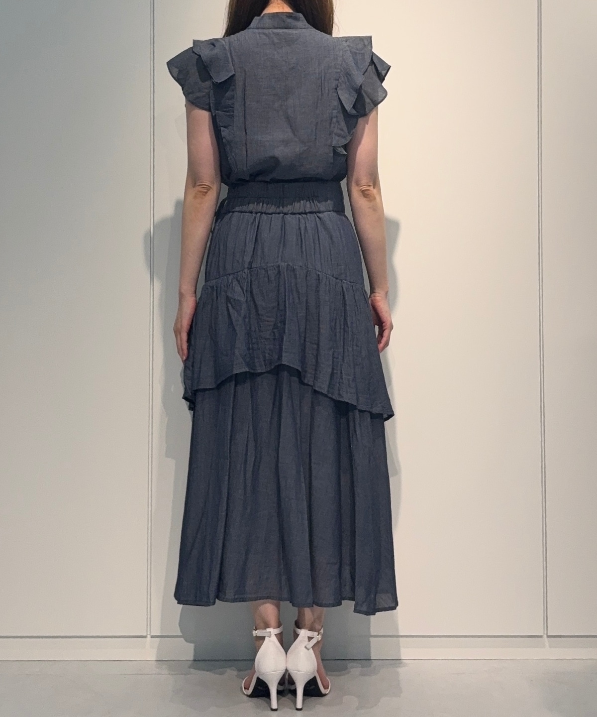 【4/24(Fri)発売】シアーデニムティアードスカート