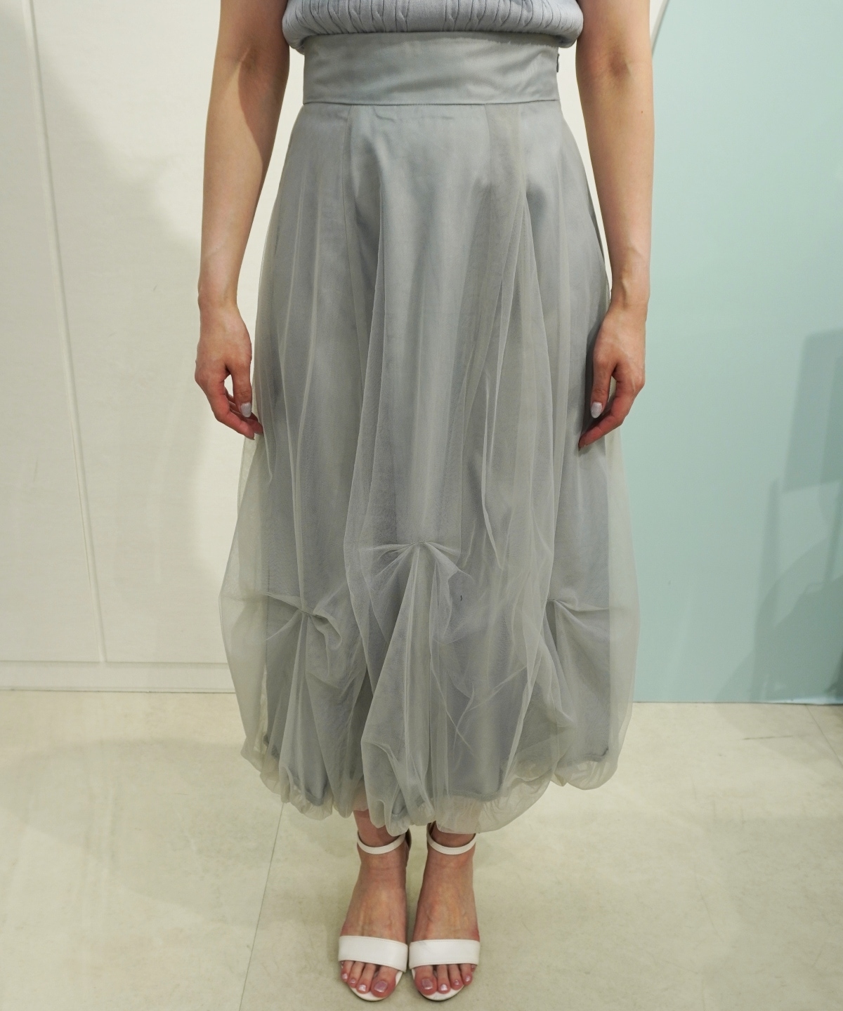 【4/17(Fri)予約開始】リボンタックバルーンチュールスカート