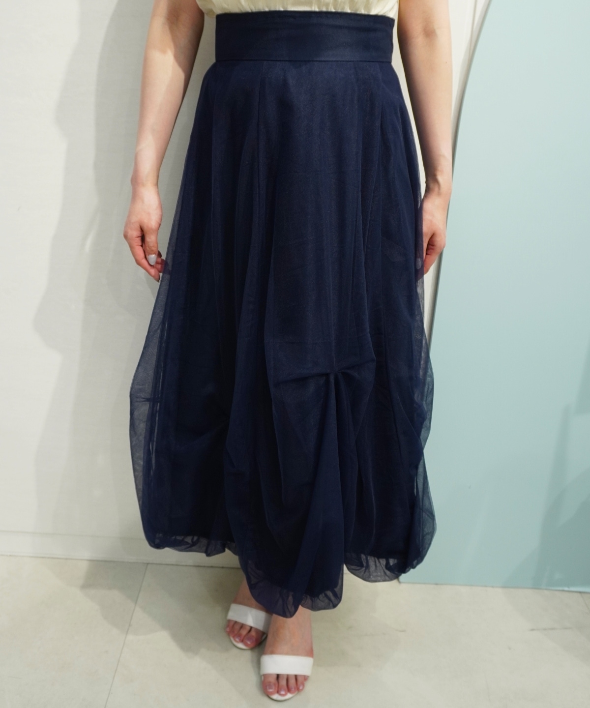 【4/17(Fri)予約開始】リボンタックバルーンチュールスカート